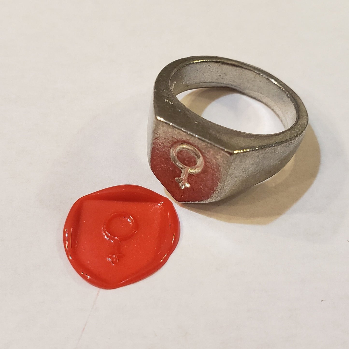 Venus sign wax seal signet ring