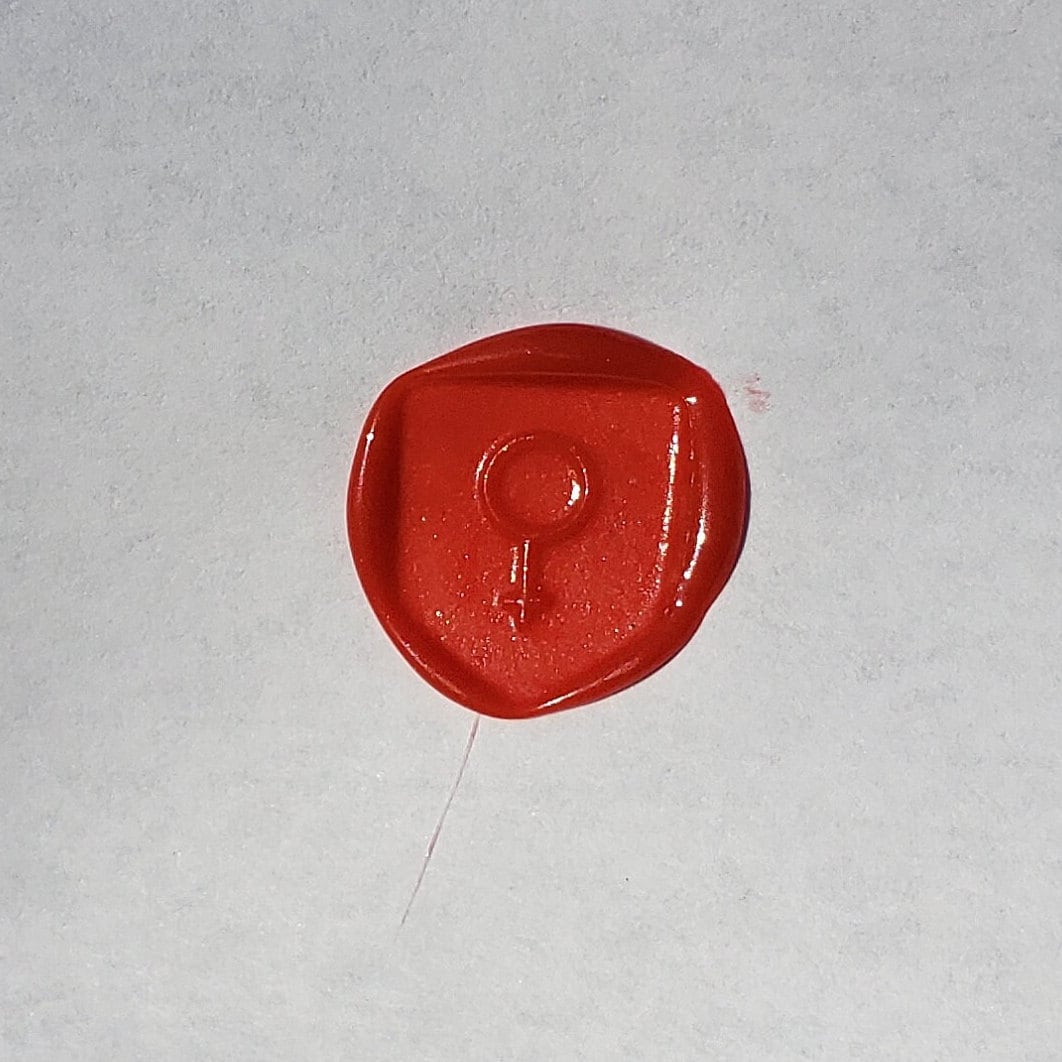 Venus sign wax seal signet ring