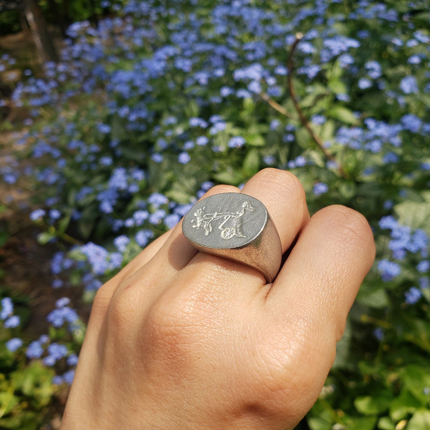 Freyja wax seal signet ring