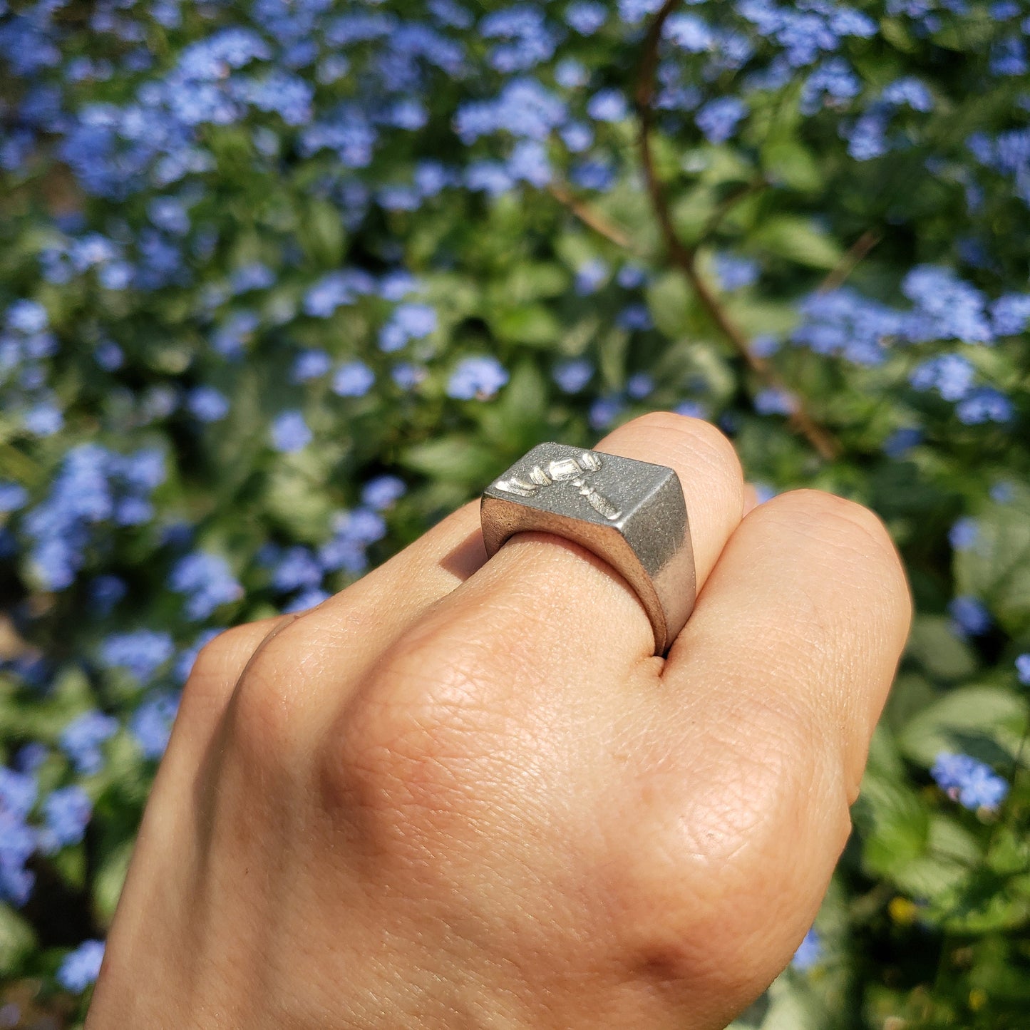 Gavel wax seal signet ring