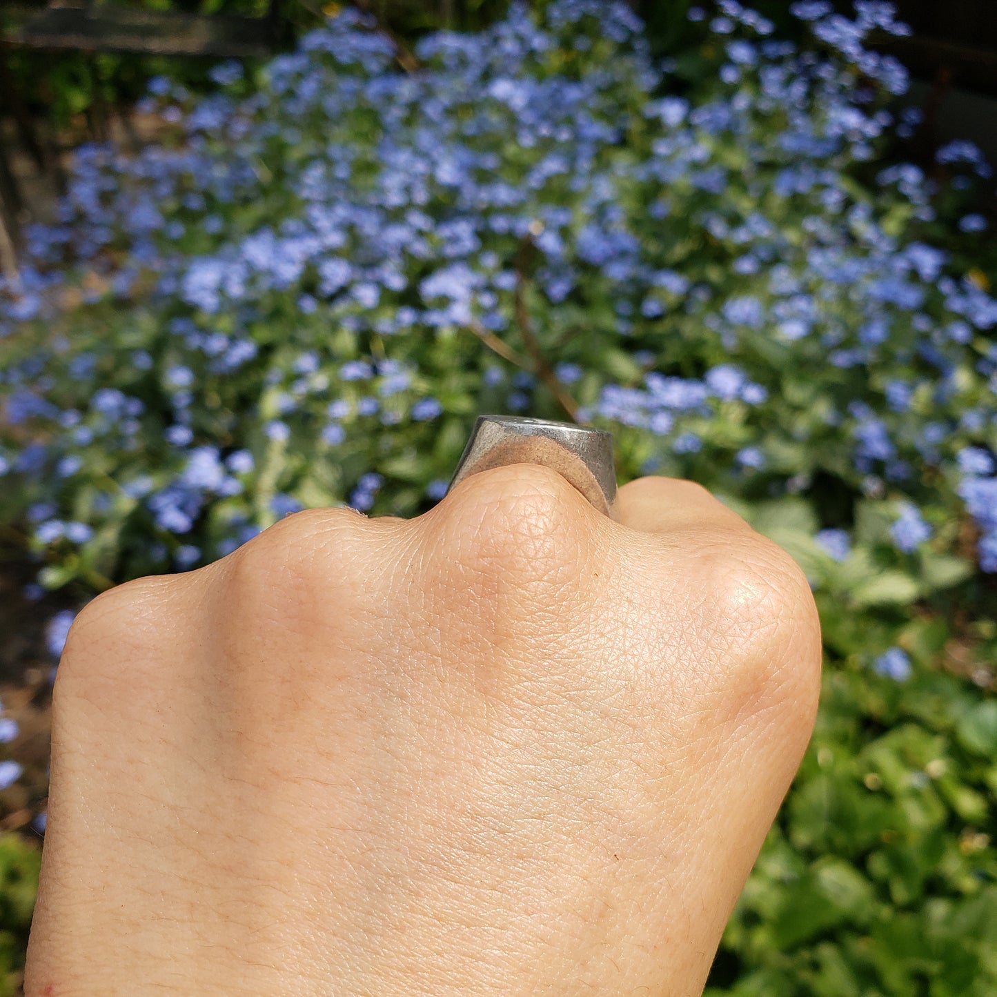 Oyster wax seal signet ring