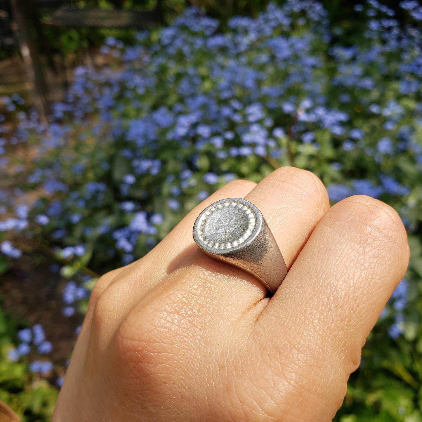 Pie wax seal signet ring