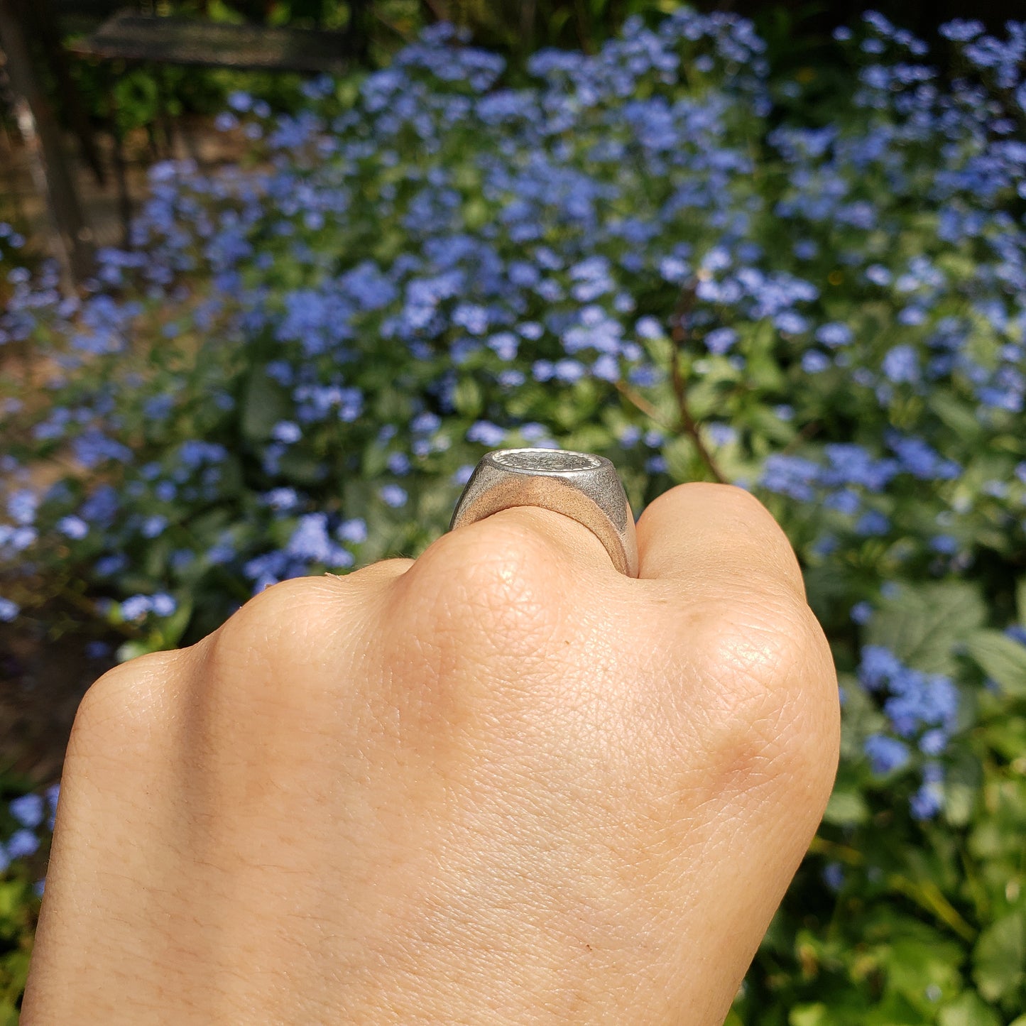 Pie wax seal signet ring