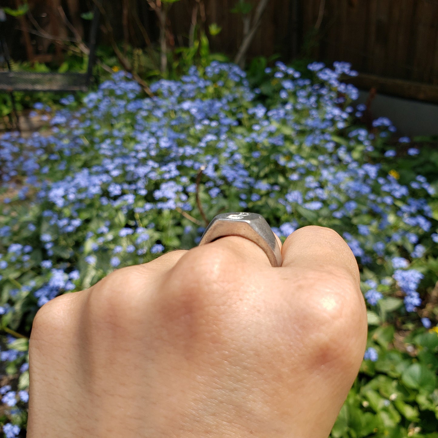 Drummer wax seal signet ring