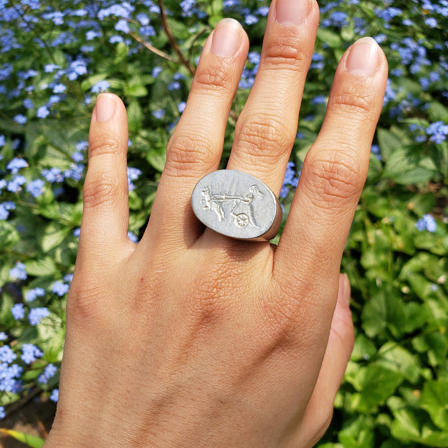 Freyja wax seal signet ring