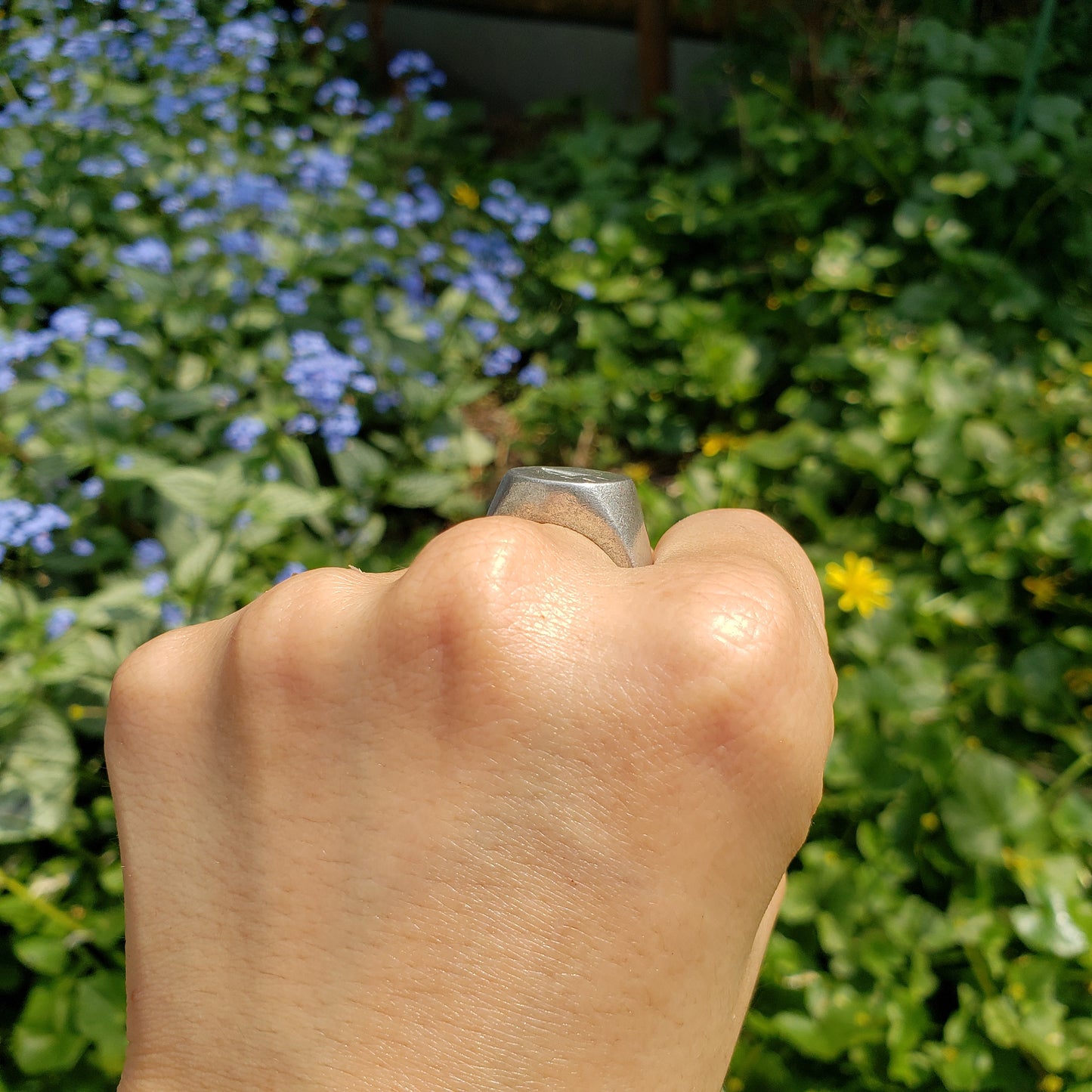 Paper plane wax seal signet ring