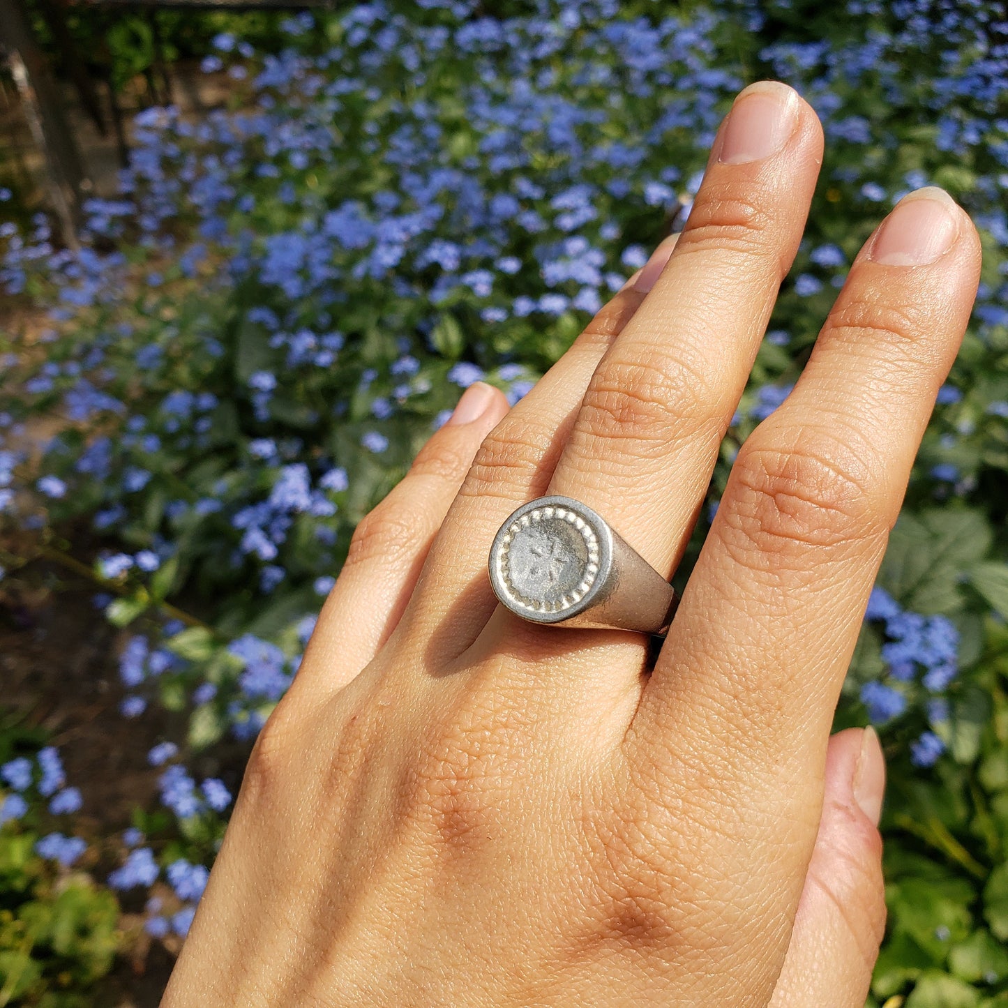 Pie wax seal signet ring