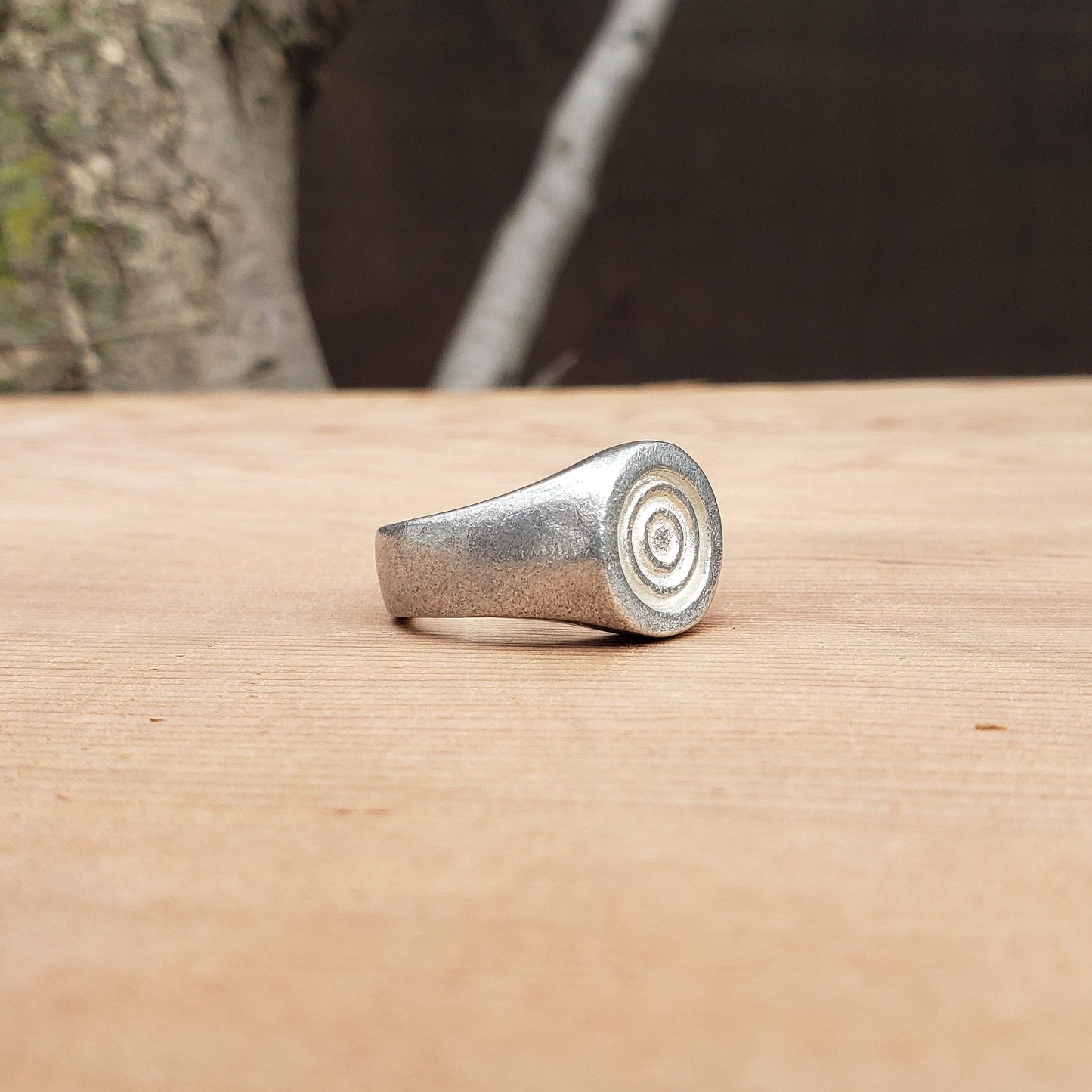 Tuna can top wax seal signet ring