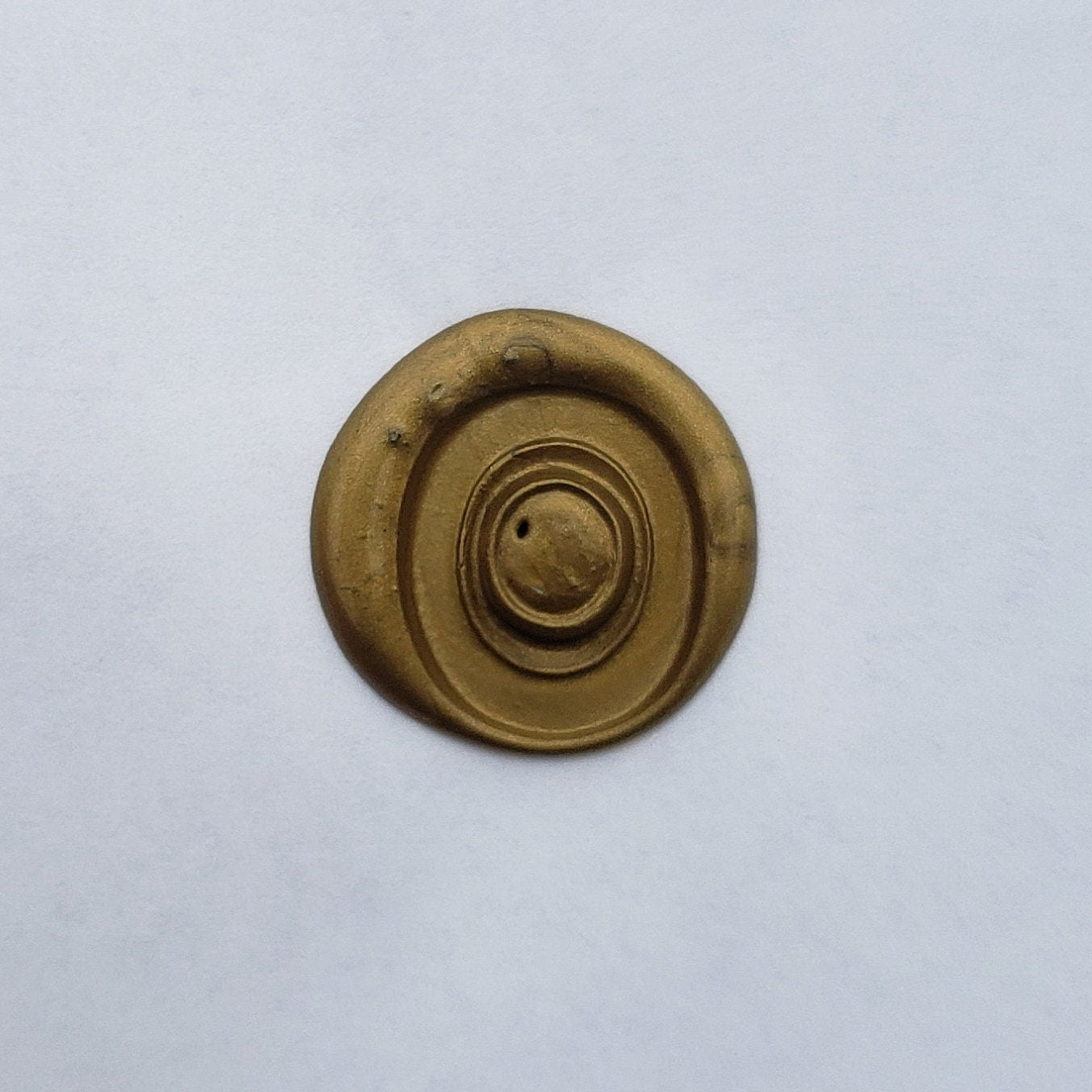 Pork pie hat wax seal signet ring