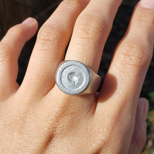 Sunhat wax seal signet ring