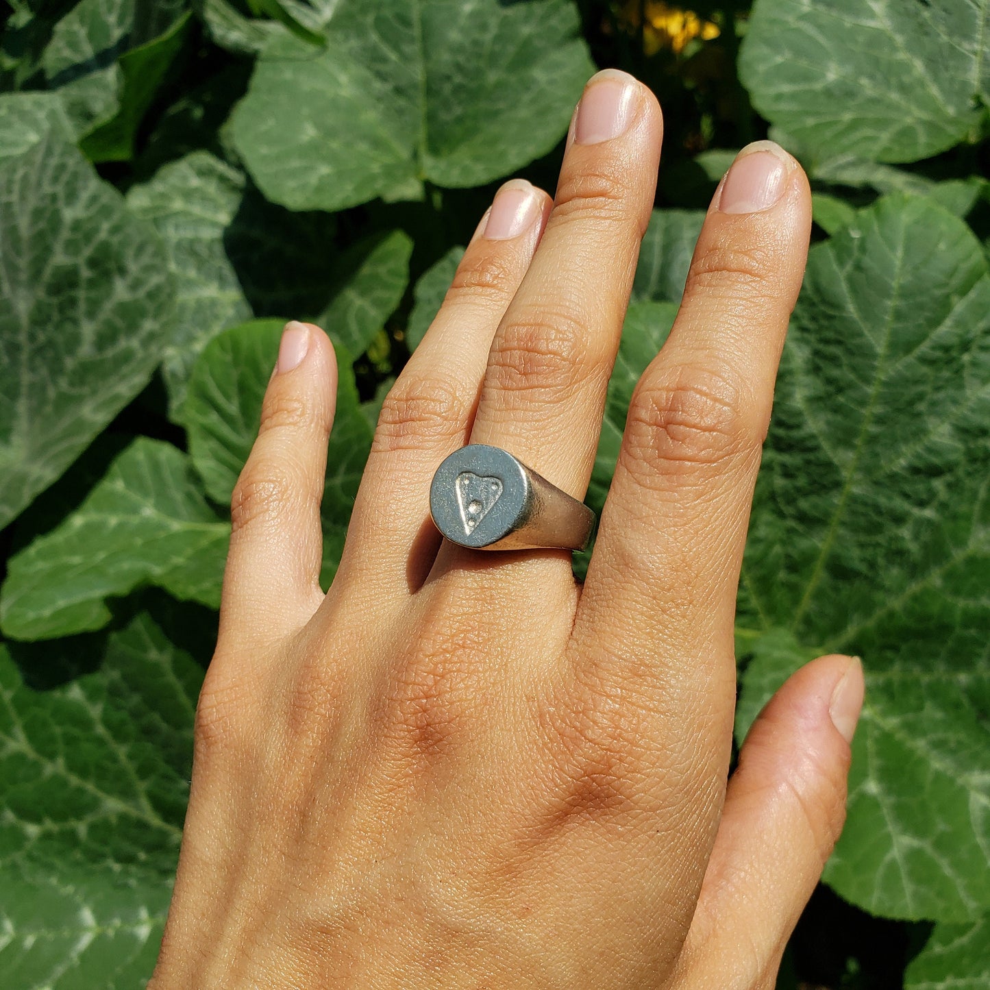 Planchette wax seal signet ring