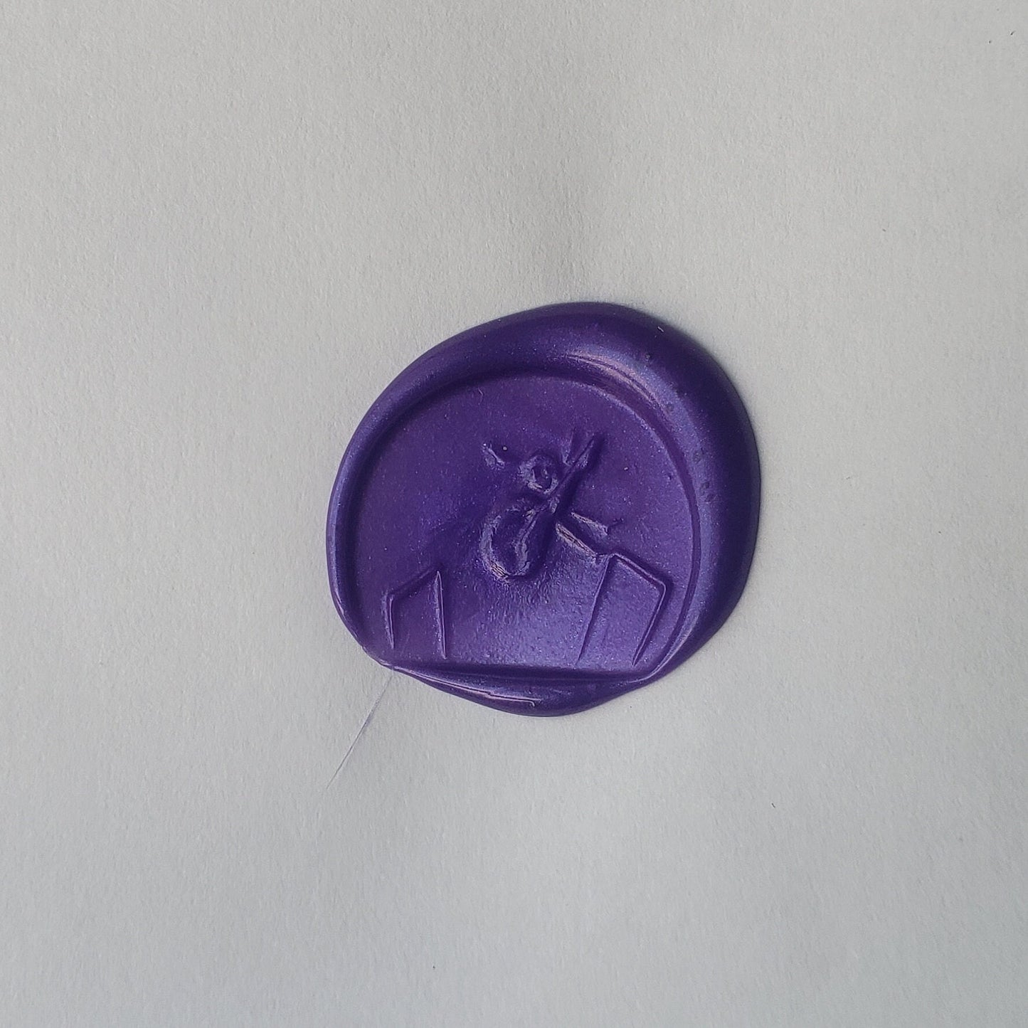 Uneven bars wax seal signet ring