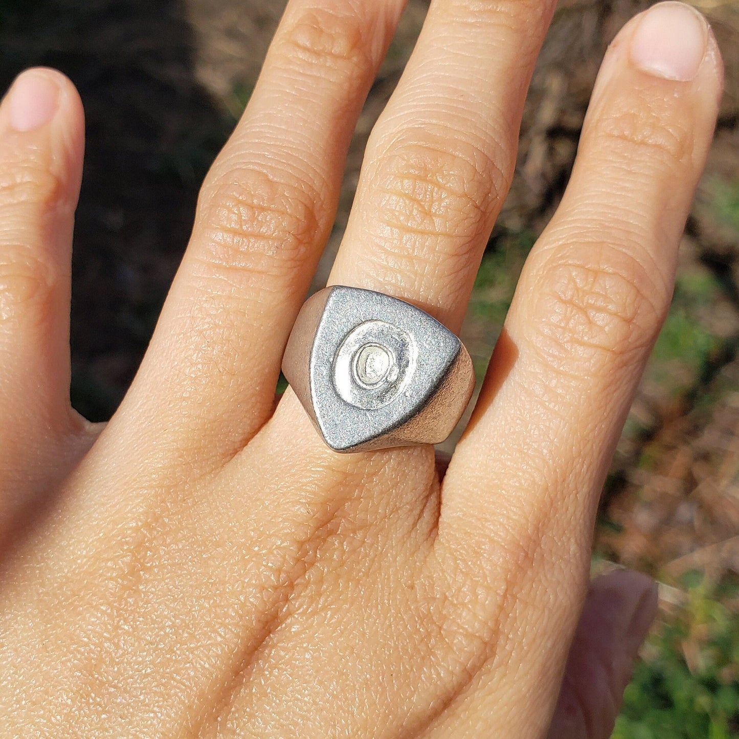 Fedora wax seal signet ring