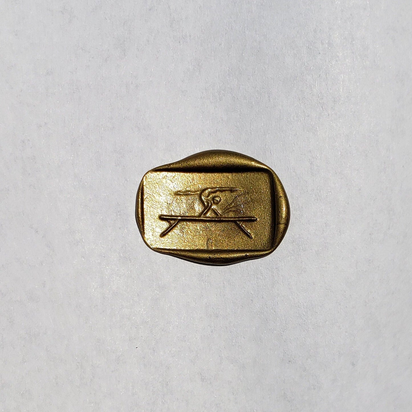 Balance beam wax seal signet ring