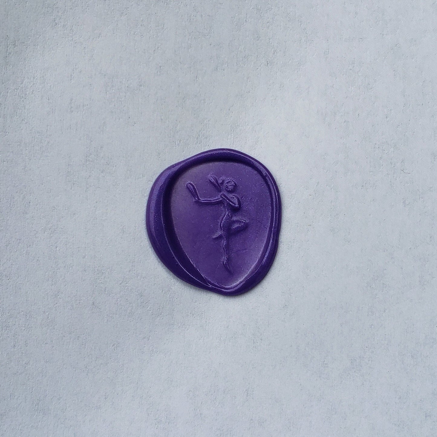 Gymnastic clubs wax seal signet ring