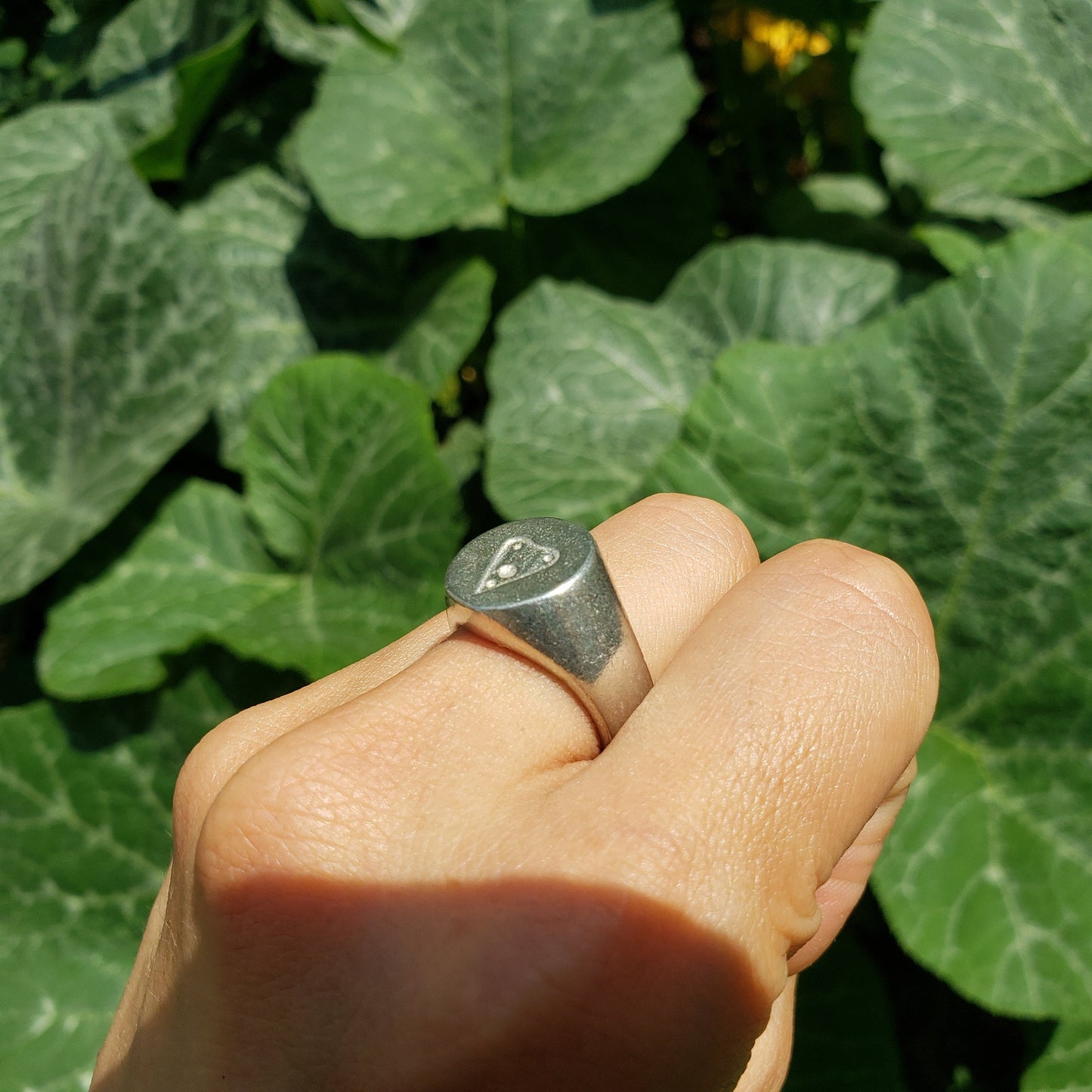 Planchette wax seal signet ring