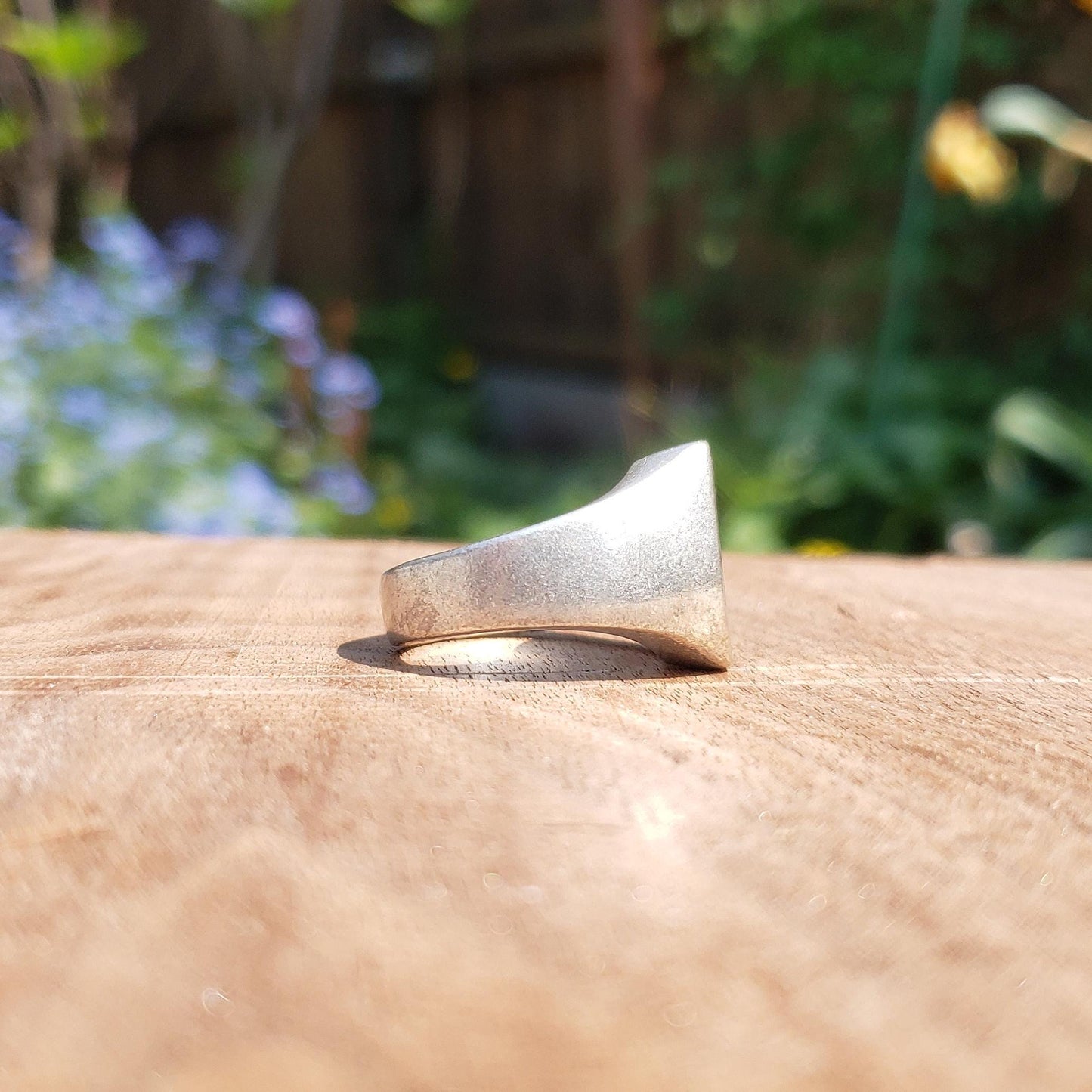 Foxglove wax seal signet ring