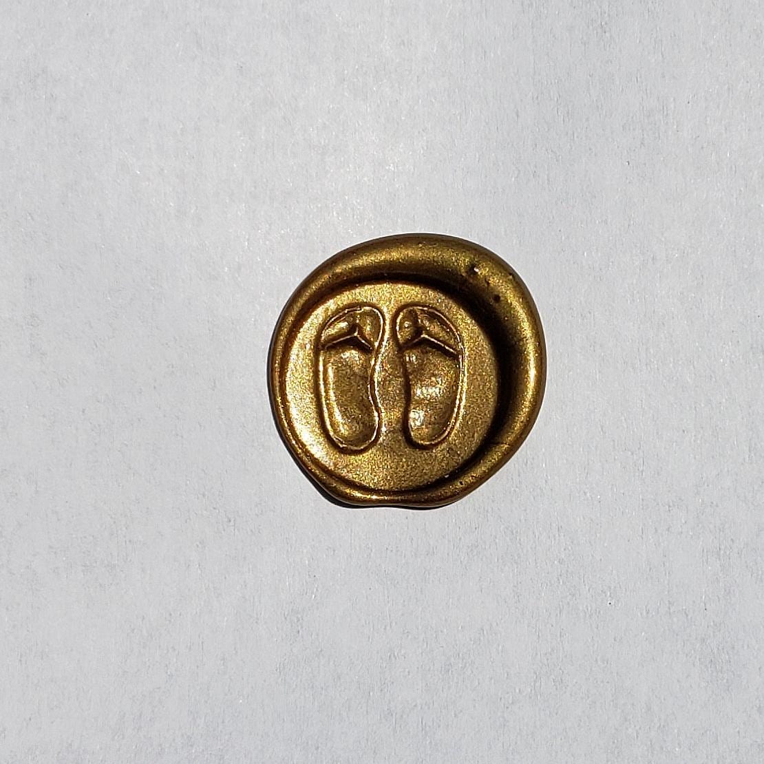 Sandals wax seal signet ring