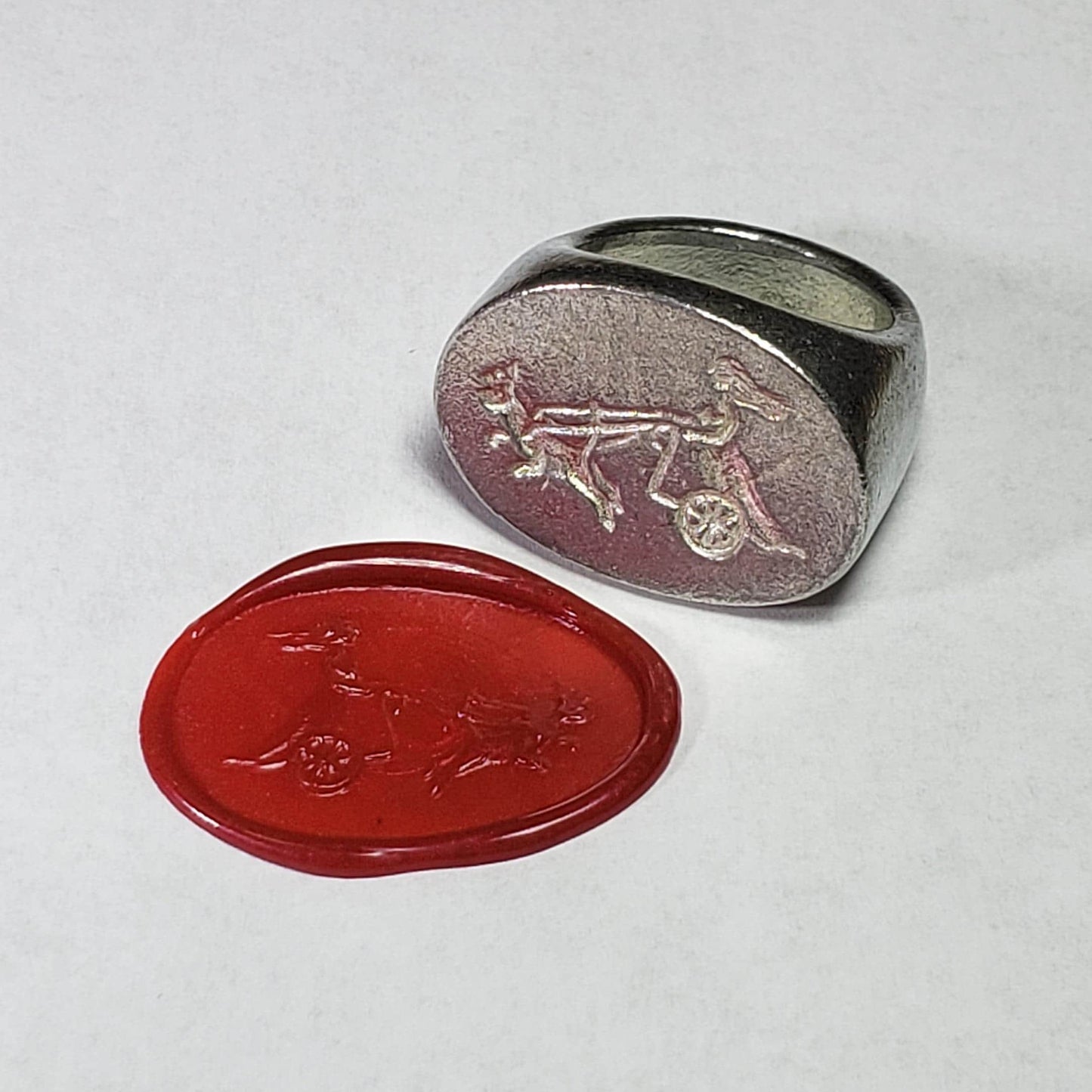 Freyja wax seal signet ring