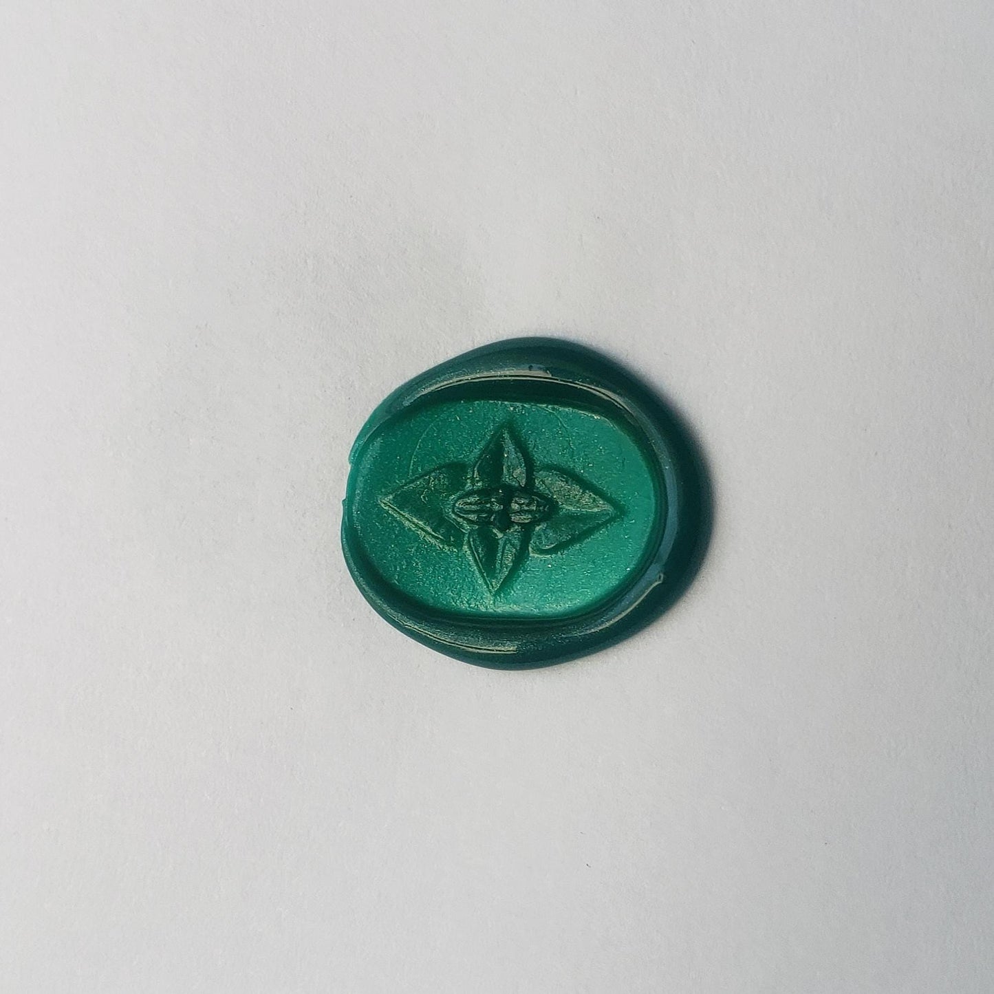 Mint wax seal signet ring