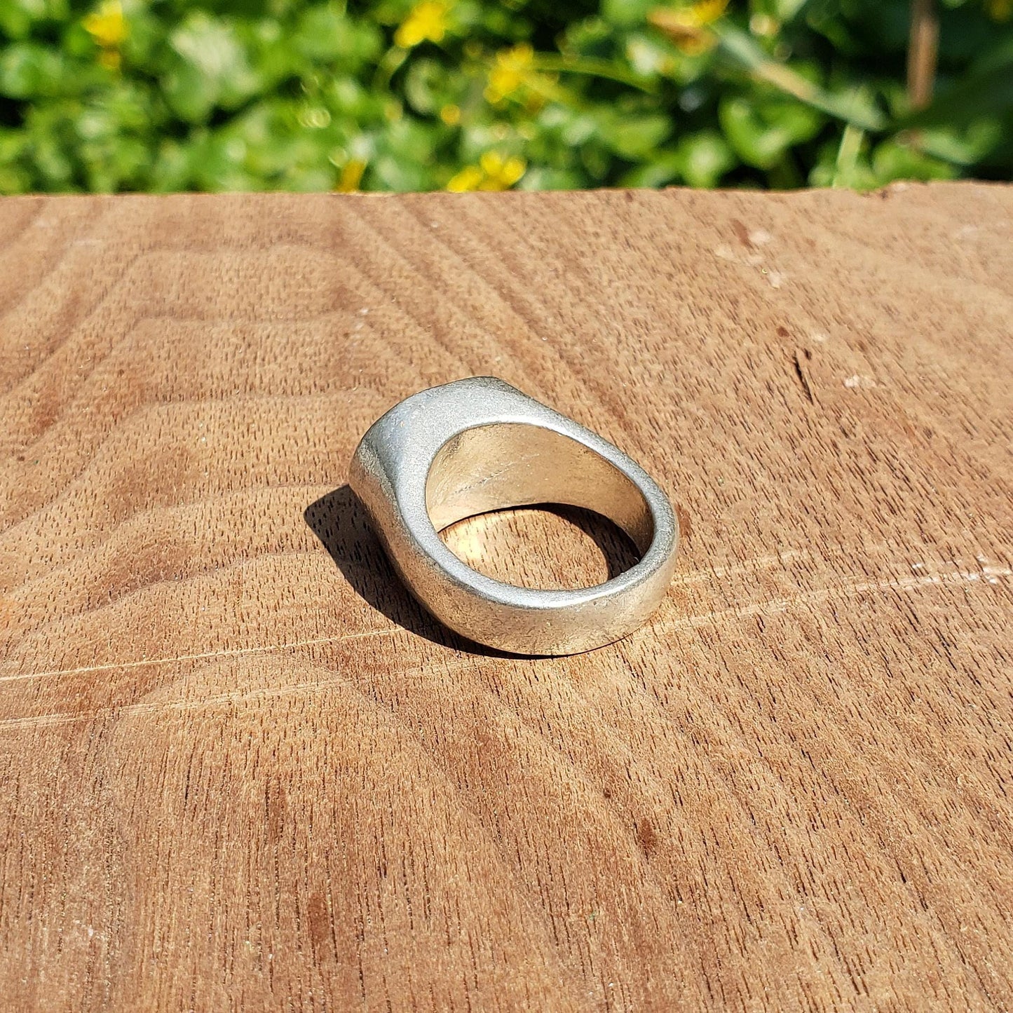 Mint wax seal signet ring