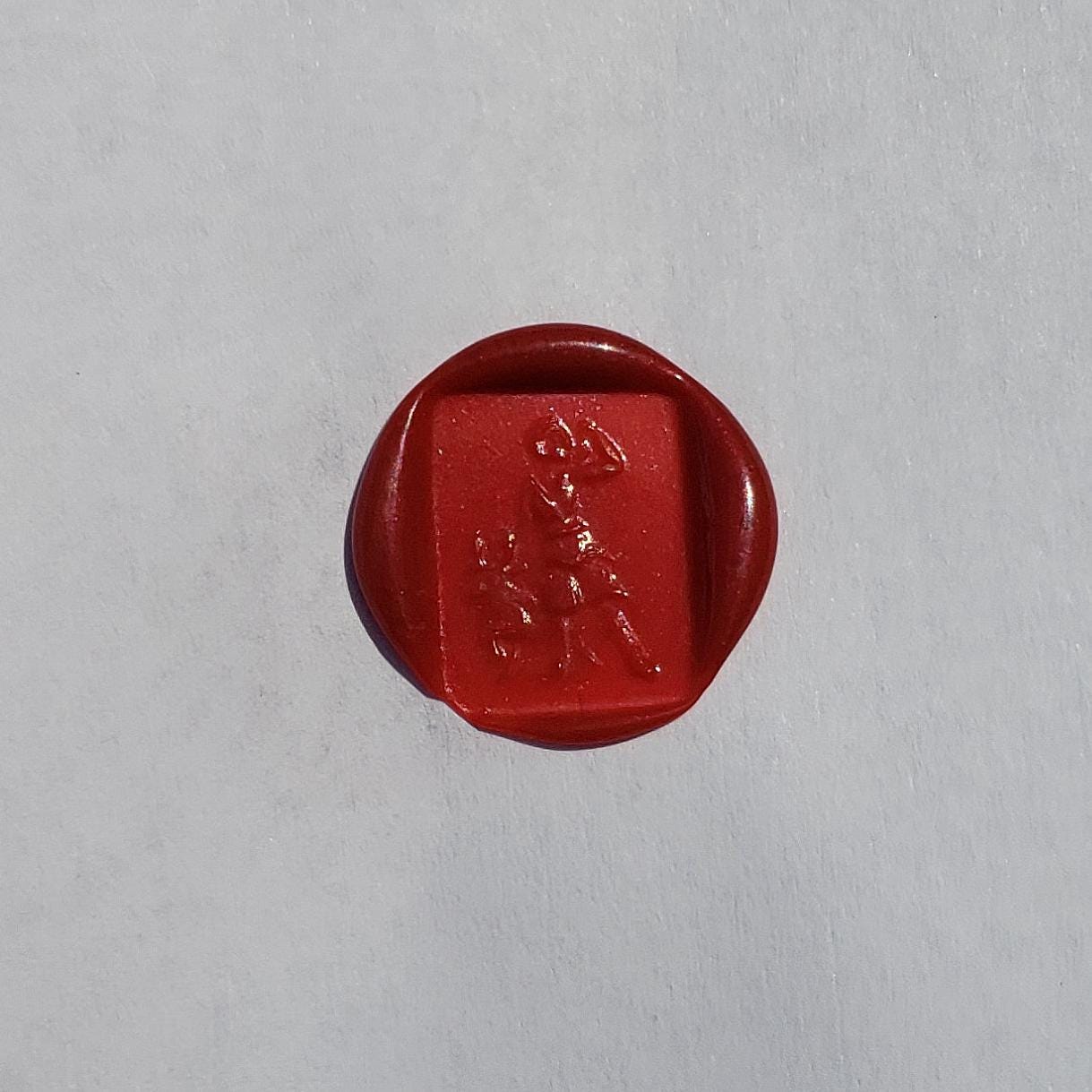 Diana wax seal signet ring