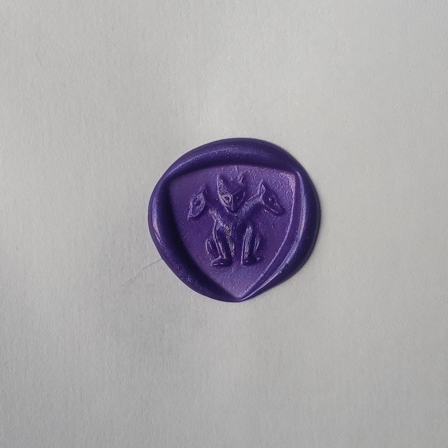 Cerberus wax seal signet ring