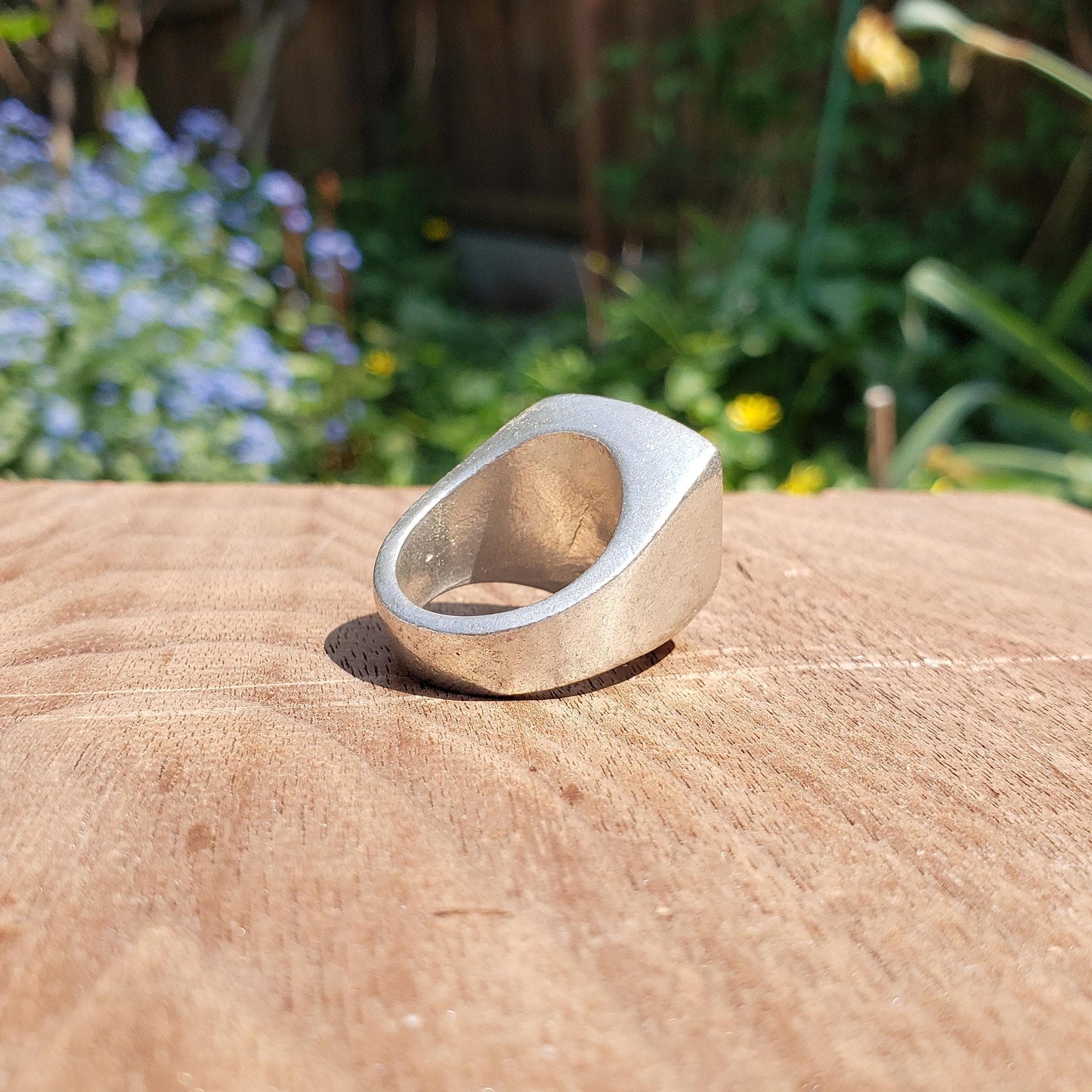 Headless horseman wax seal signet ring