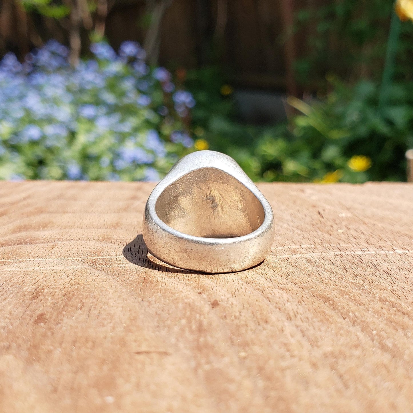 Oyster wax seal signet ring