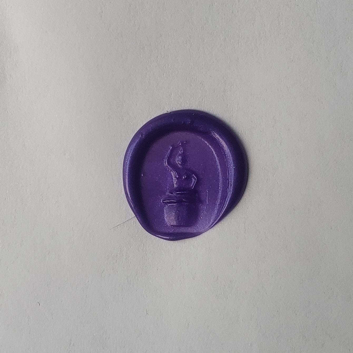 Drummer wax seal signet ring