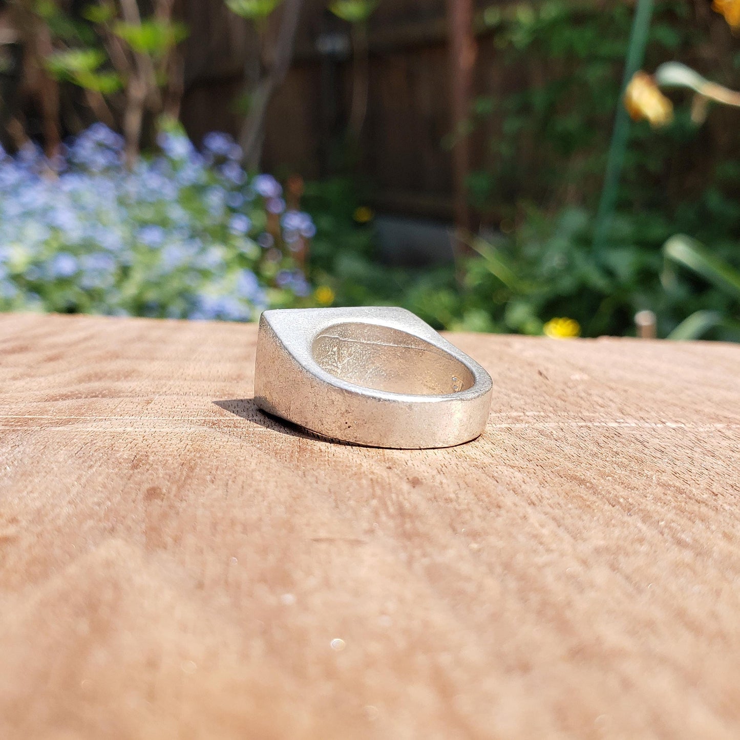 Víðarr slaying Fenrir wax seal signet ring