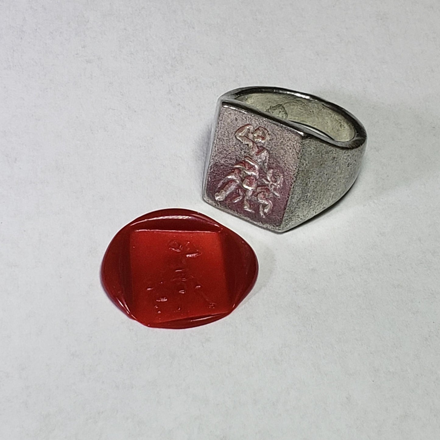 Diana wax seal signet ring