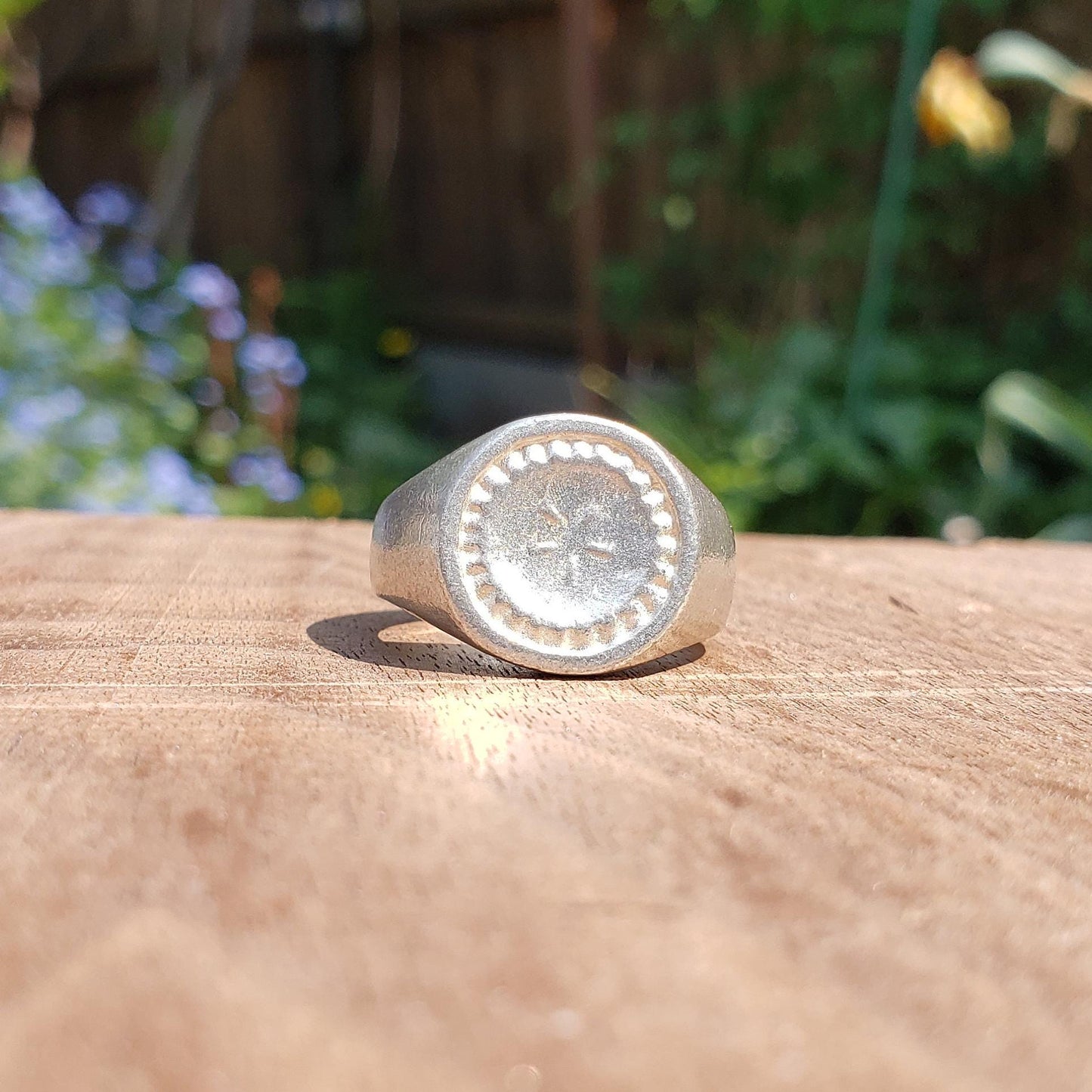 Pie wax seal signet ring