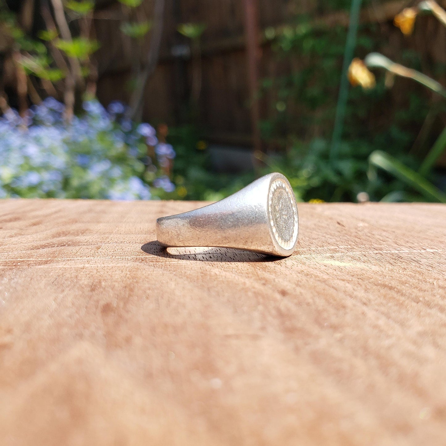 Pie wax seal signet ring