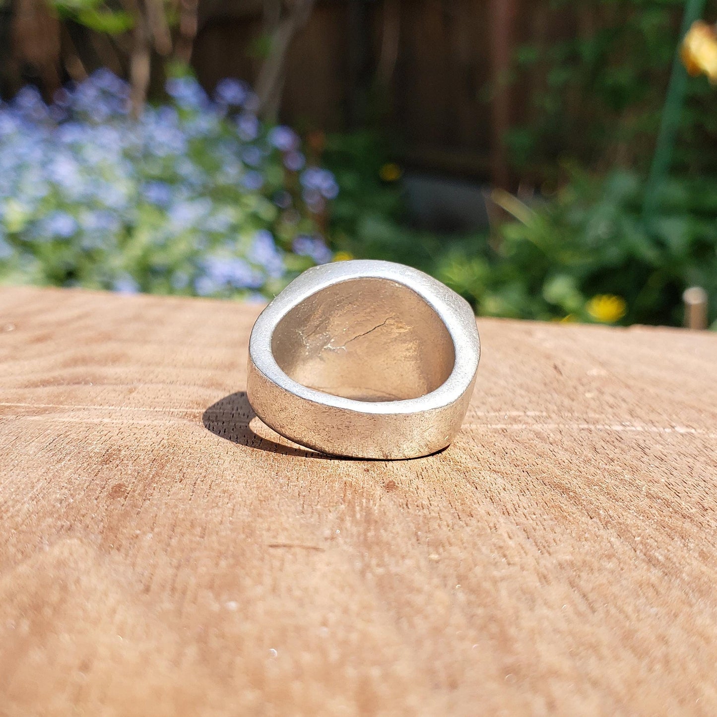 Shrimp wax seal signet ring