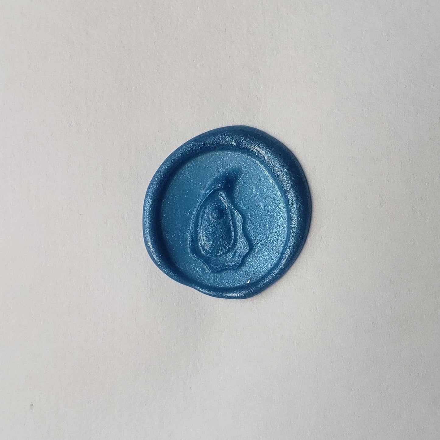 Oyster wax seal signet ring