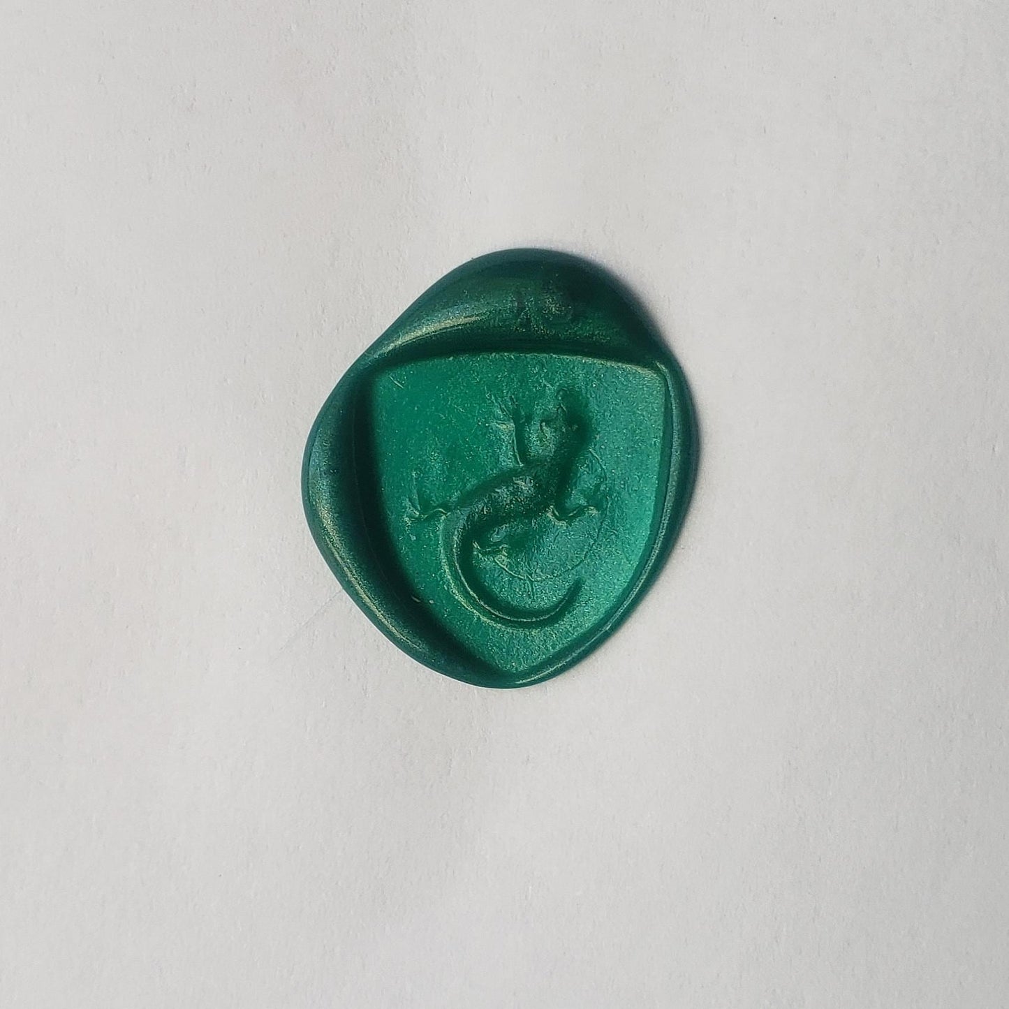 Salamander wax seal signet ring