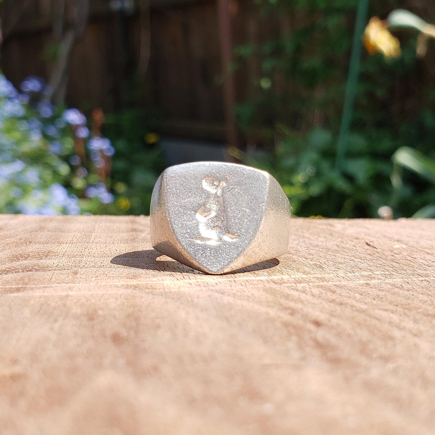 Prairie dog wax seal signet ring