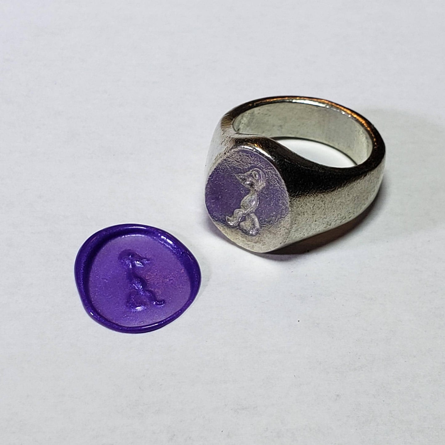 Pwca wax seal signet ring