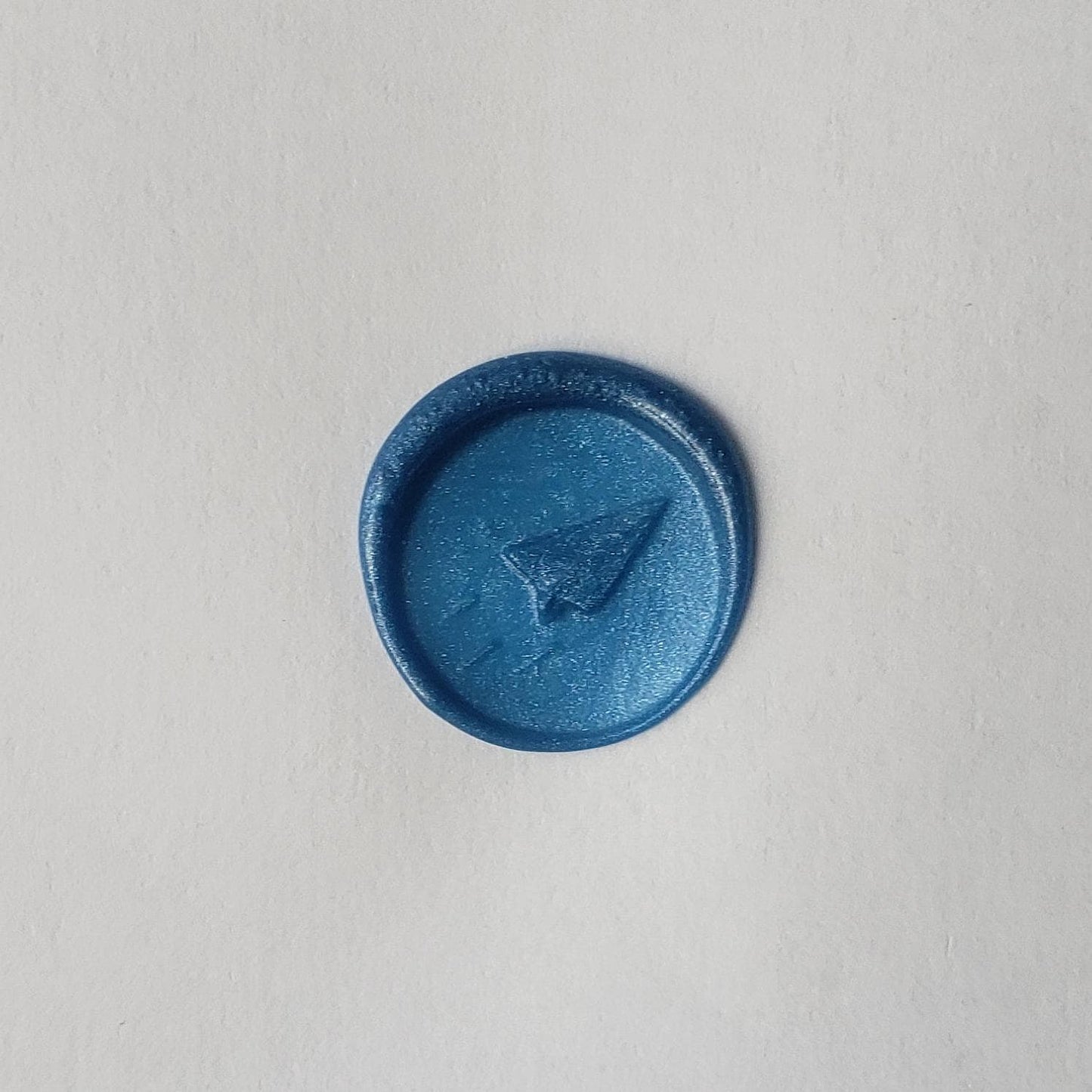 Paper plane wax seal signet ring