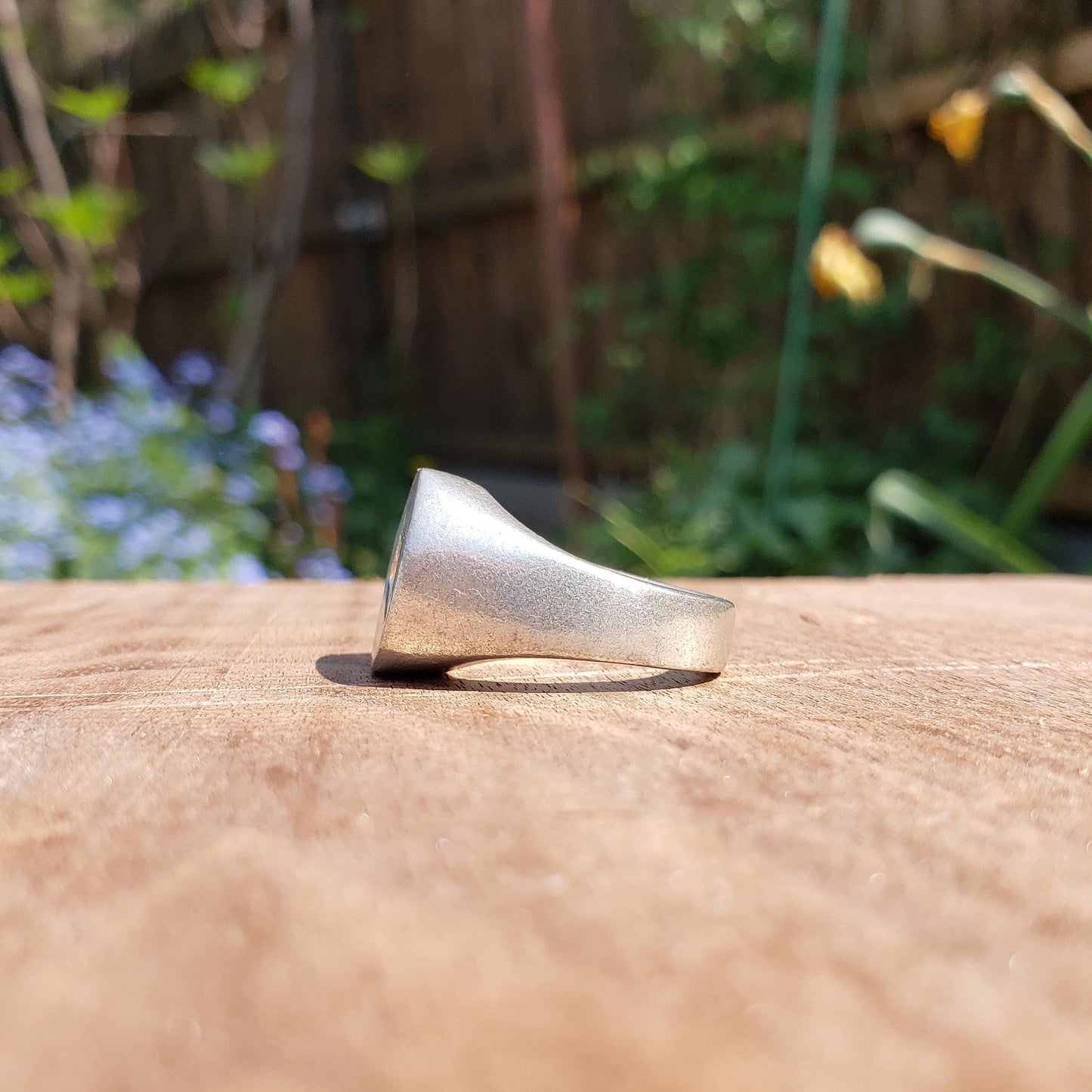 Paper plane wax seal signet ring