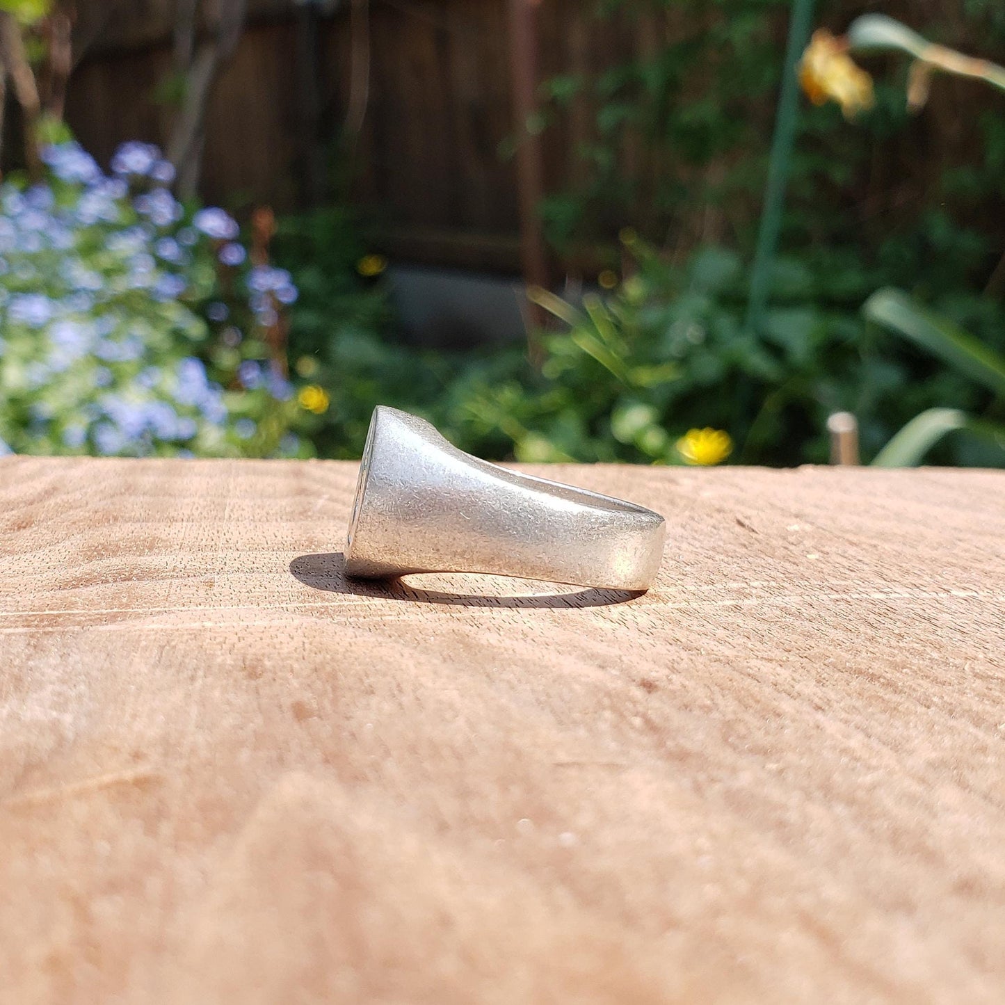 Lava lamp wax seal signet ring