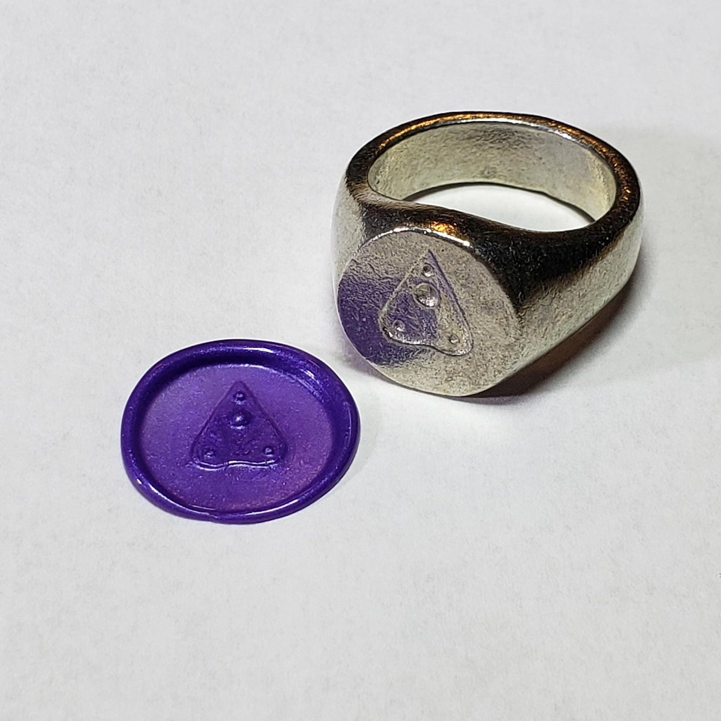 Planchette wax seal signet ring