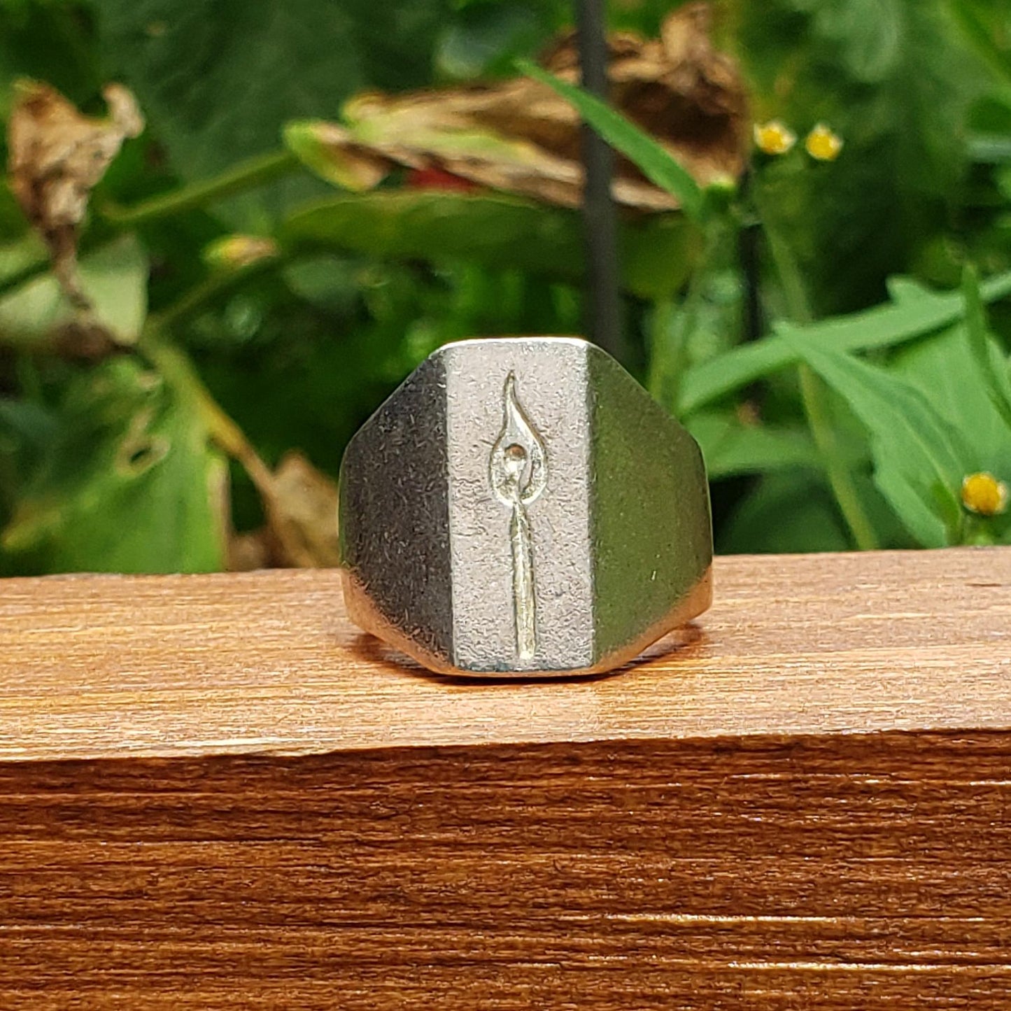 Match wax seal signet ring