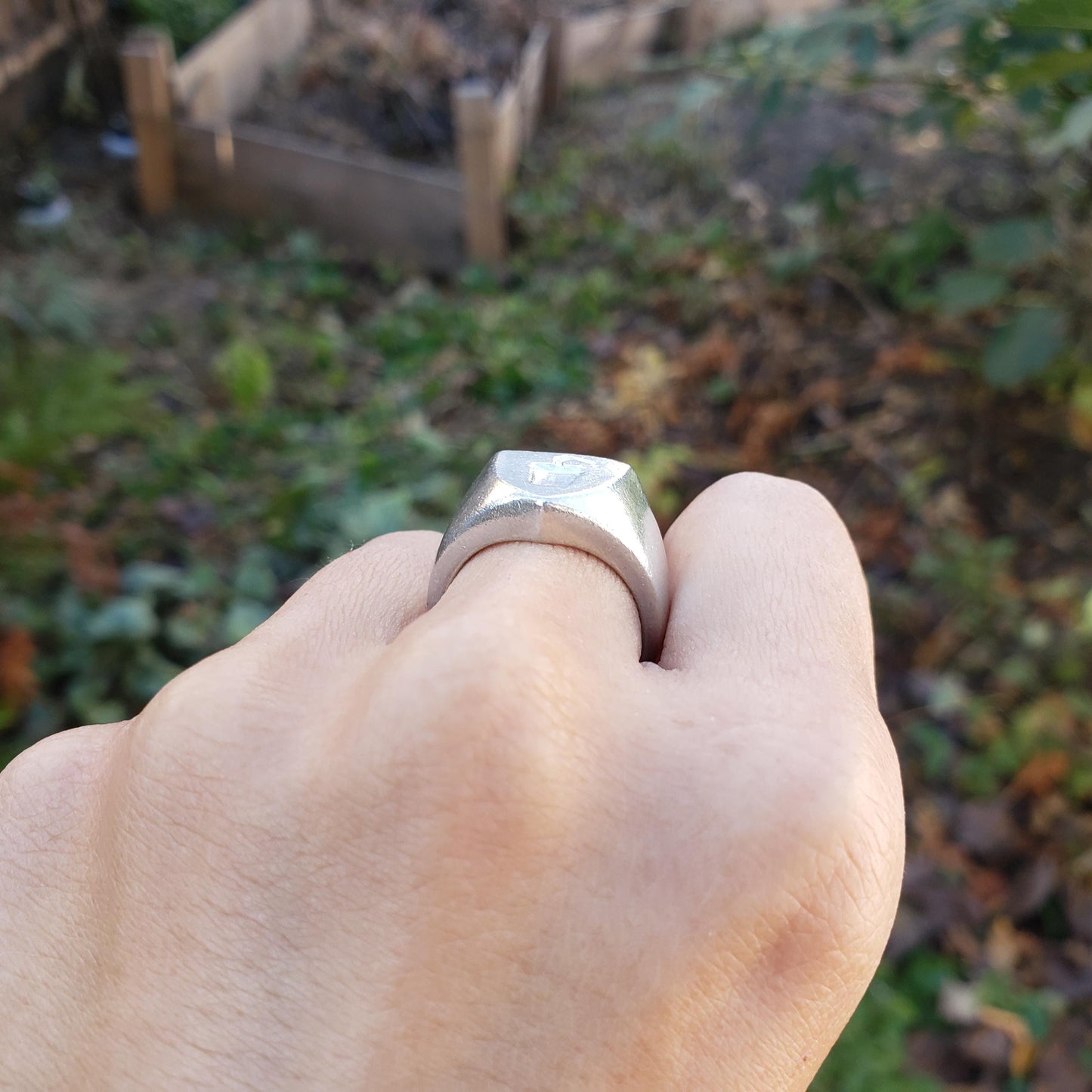 Soda cup wax seal signet ring