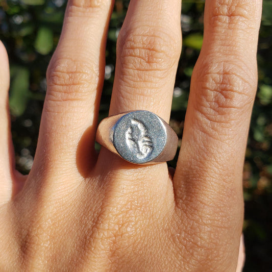 This small wax seal signet ring