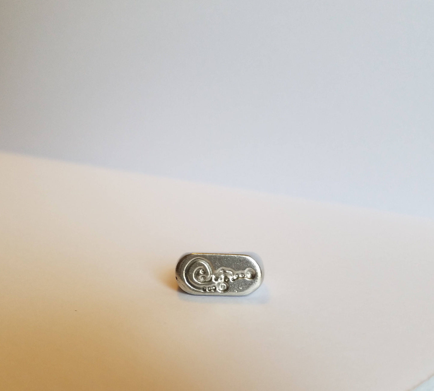 Circuitry crop circle wax seal signet ring