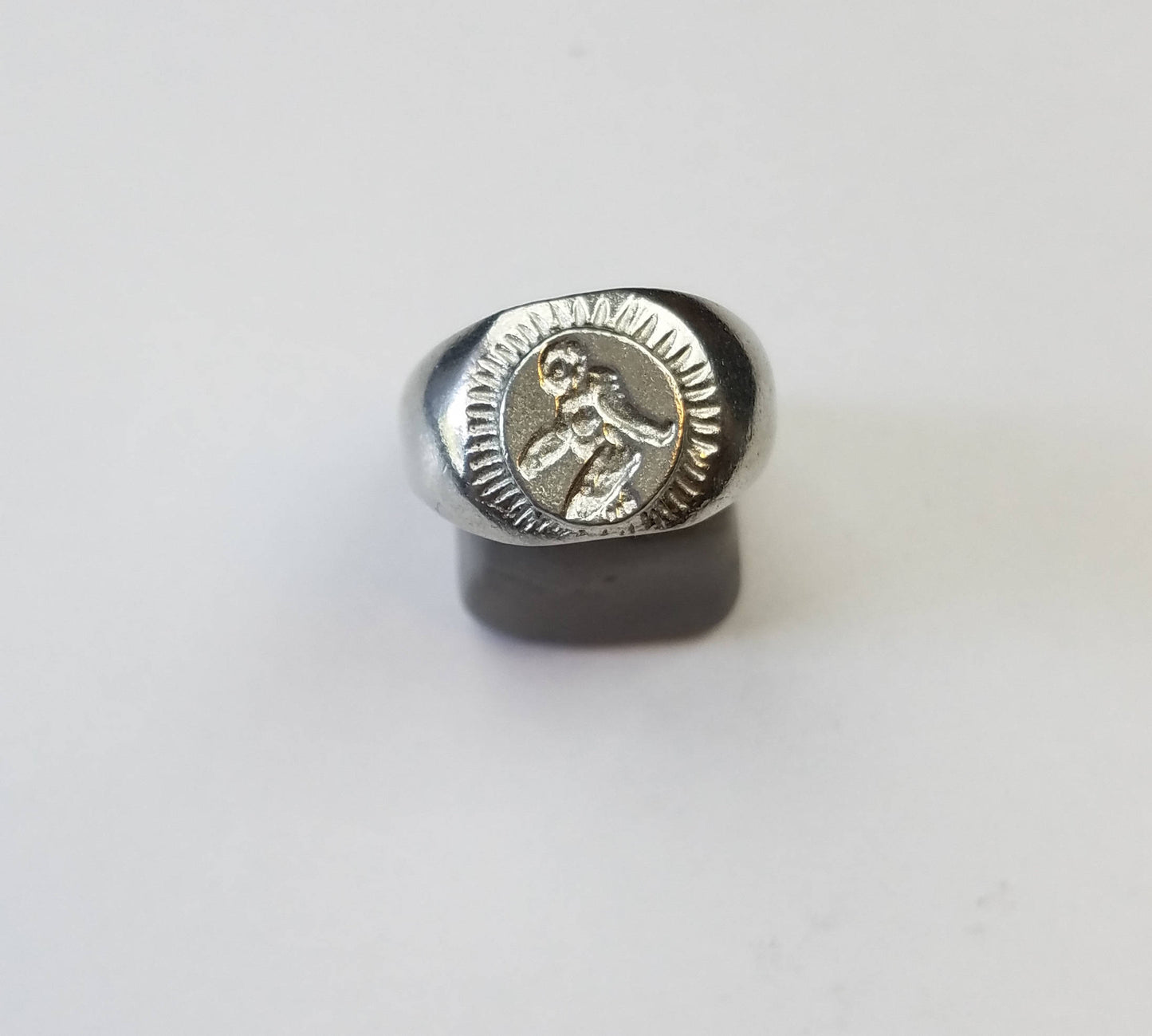 Bigfoot wax seal signet ring