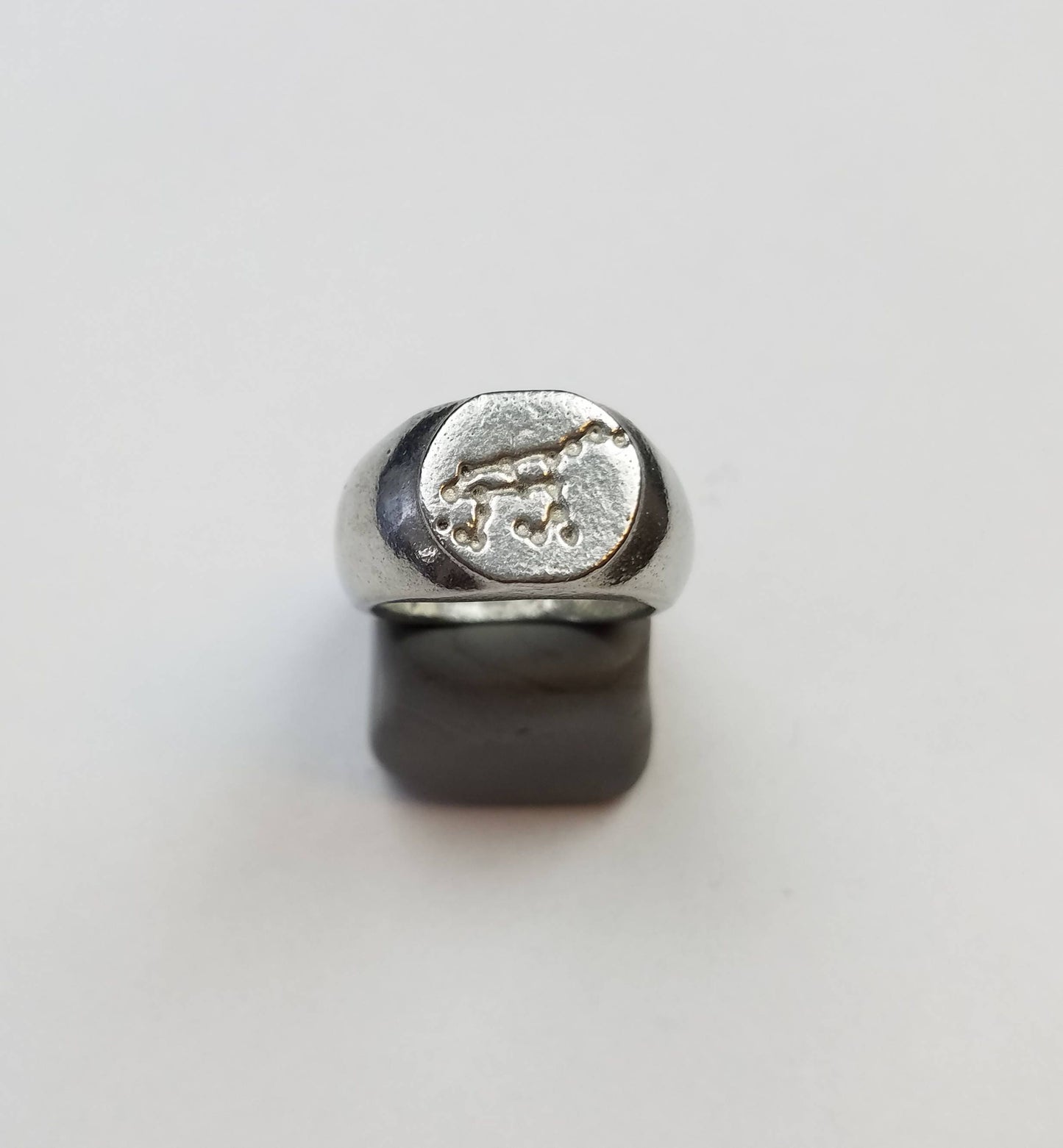 Ursa Major constellation wax seal signet ring