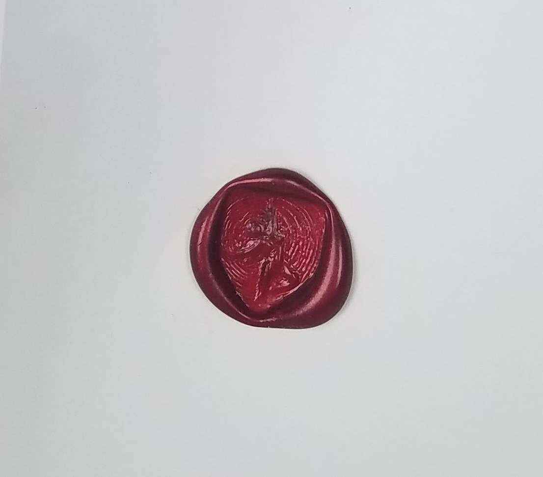 Ballerina wax seal signet ring